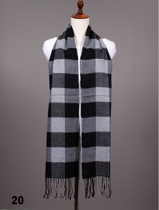 Fashion Plaid Premium Scarf